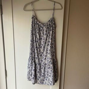 Light floral blue dress